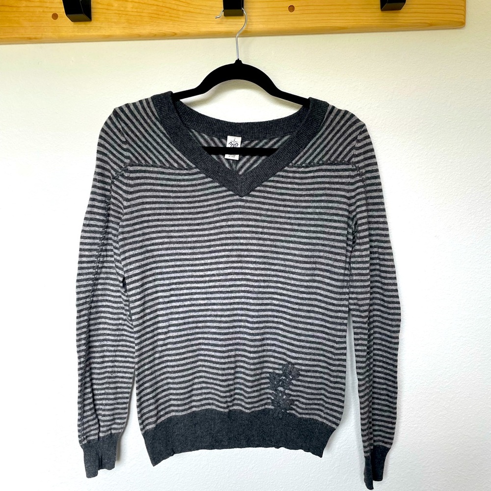 Cashmere and Wool Striped Sweater